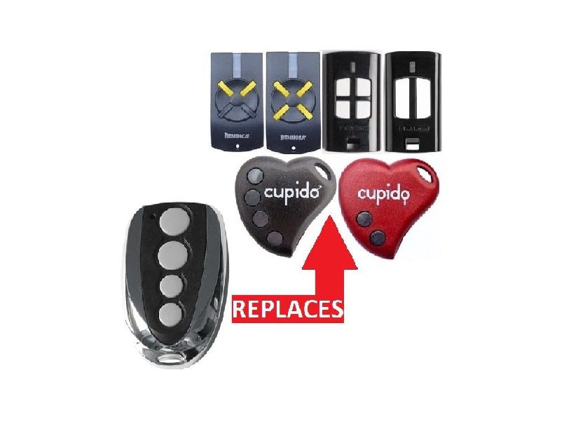 Universal four-button garage remote replaces Beninca, TO.GO, Cupido remotes, SAMT Garage & Gate Automation, Prestons, New South Wales.