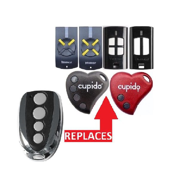 Universal four-button garage remote replaces Beninca, TO.GO, Cupido remotes, SAMT Garage & Gate Automation, Prestons, New South Wales.