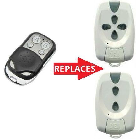 Two-button and four-button universal remote replaces DEA garage remotes, SAMT Garage & Gate Automation, Prestons, New South Wales, Australia.