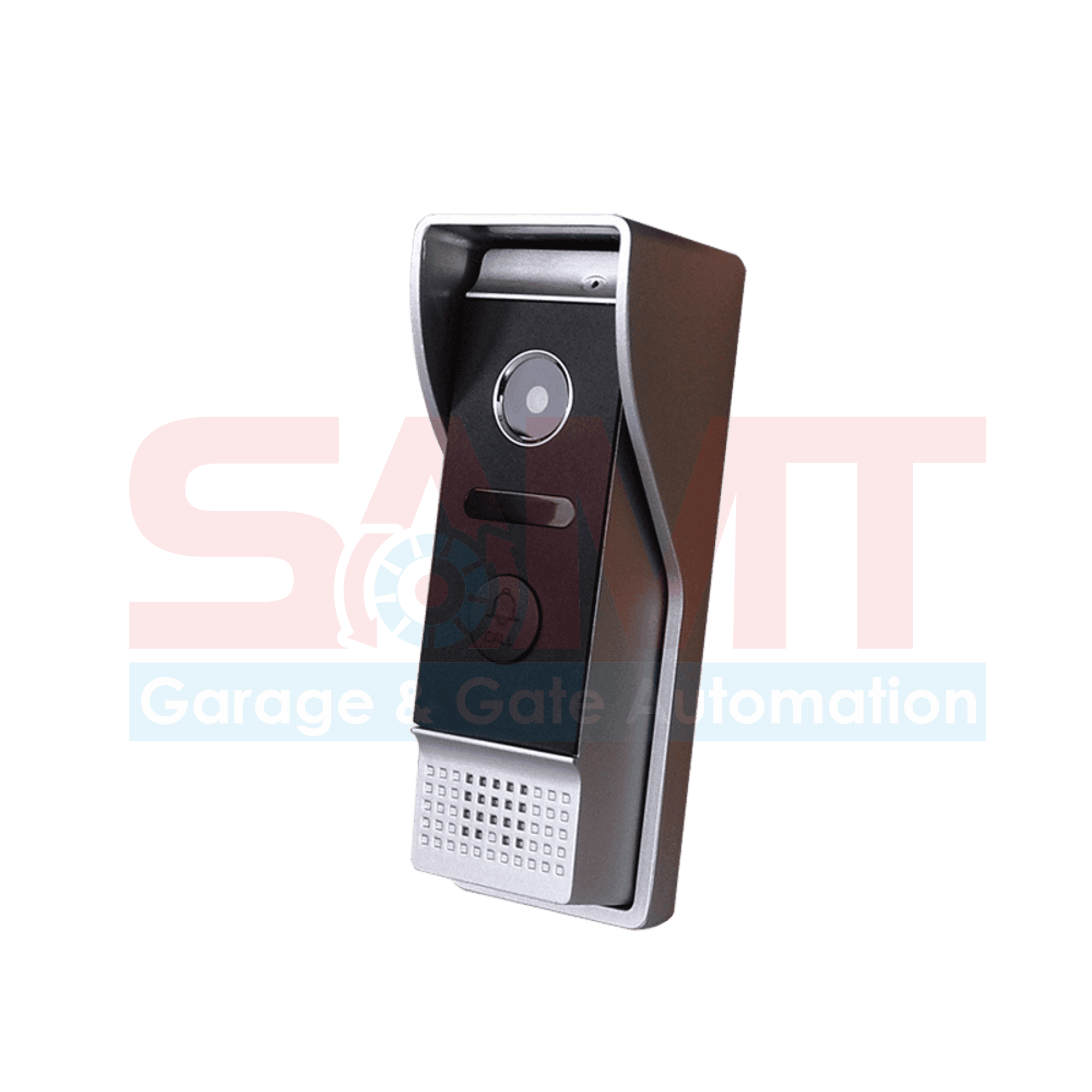 Weatherproof video door entry unit from SAMT Garage & Gate Automation, ideal for automatic garage doors in Australia.