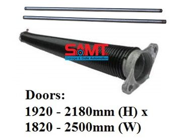 SAMT garage door torsion spring kit for doors 1920-2180mm high, 1820-2500mm wide, supplied in New South Wales, Australia.