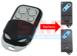 Compatible garage door remote replacing FAAC models, trusted by SAMT in Prestons, Australia.