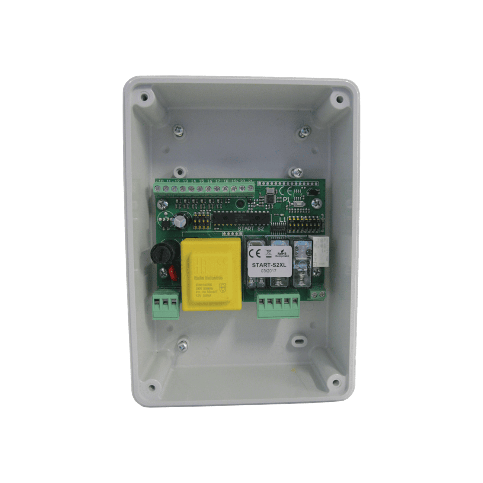 SAMT electronic control box for automatic gate and garage door systems in New South Wales, Australia.