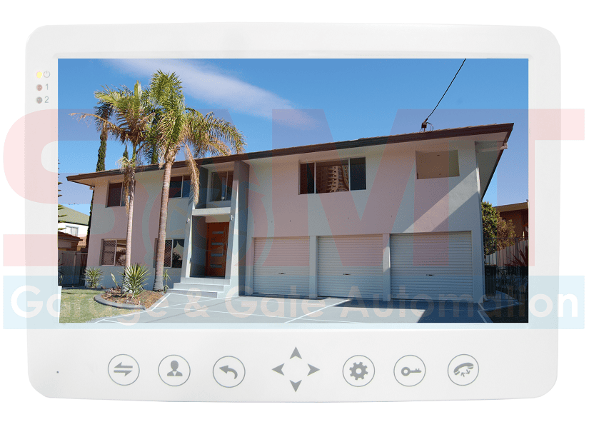 Home intercom monitor and camera kit by SAMT Garage & Gate Automation for garage door security in Prestons, New South Wales, Australia.