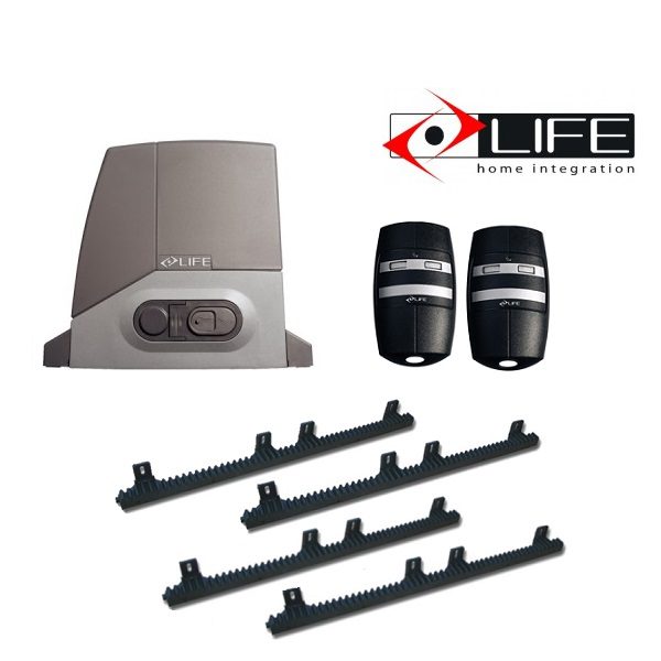 LIFE sliding gate motor kit with remotes and racks, best sliding gate motor Australia, SAMT, Prestons, New South Wales.