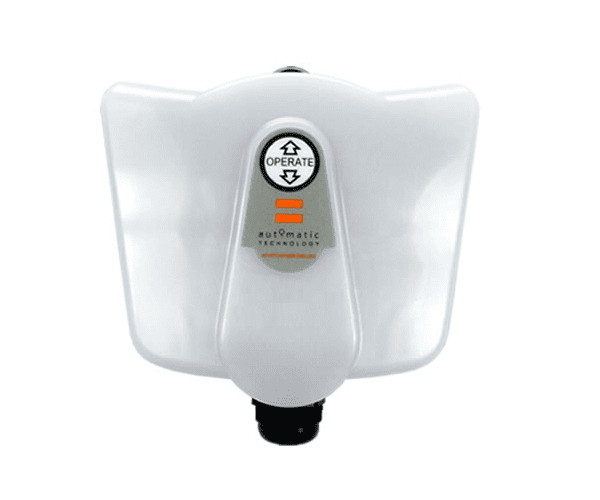 Modern automatic gate opener with easy operate controls by SAMT, Prestons, New South Wales.