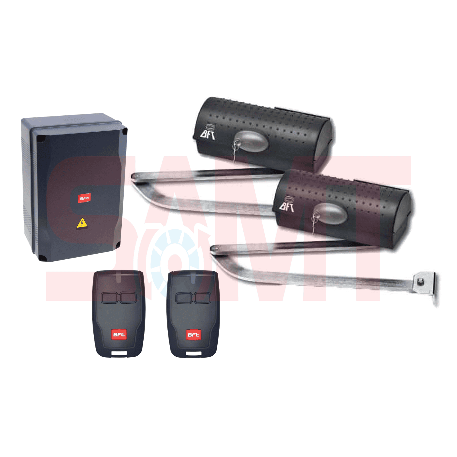 BFT underground automatic gate opener kit with remote controls by SAMT Garage & Gate Automation, Prestons, New South Wales, Australia.