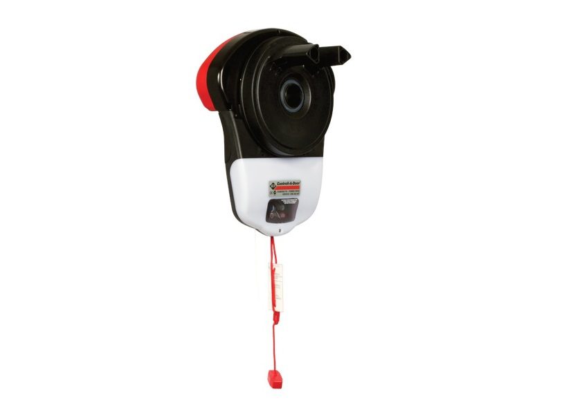 Roller garage door opener with emergency release, automatic garage door servicing Australia, SAMT Garage & Gate Automation