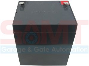 Replacement gate or garage door motor battery from SAMT Garage & Gate Automation in Prestons, New South Wales, Australia.