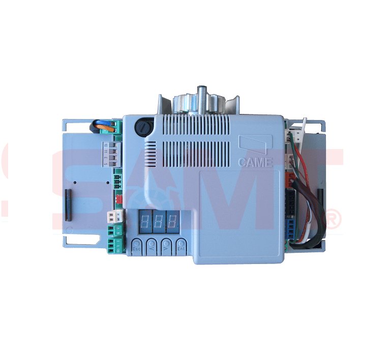 CAME automatic sliding gate control panel for smart garage door opener, SAMT Garage & Gate Automation, Prestons, New South Wales.