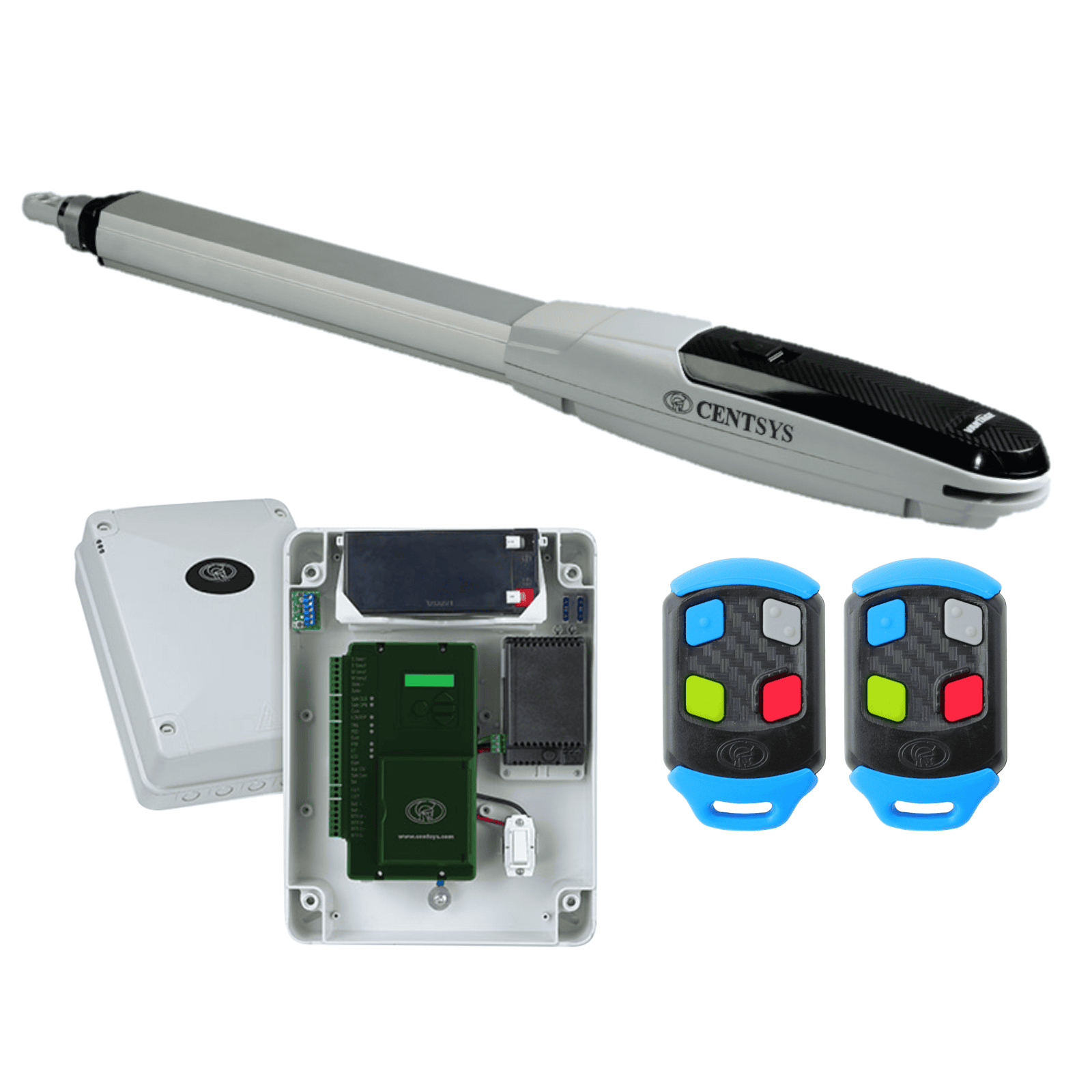 Centsys Xtra heavy-duty swing gate opener kit with remotes from SAMT Garage & Gate Automation, Prestons, New South Wales, Australia.