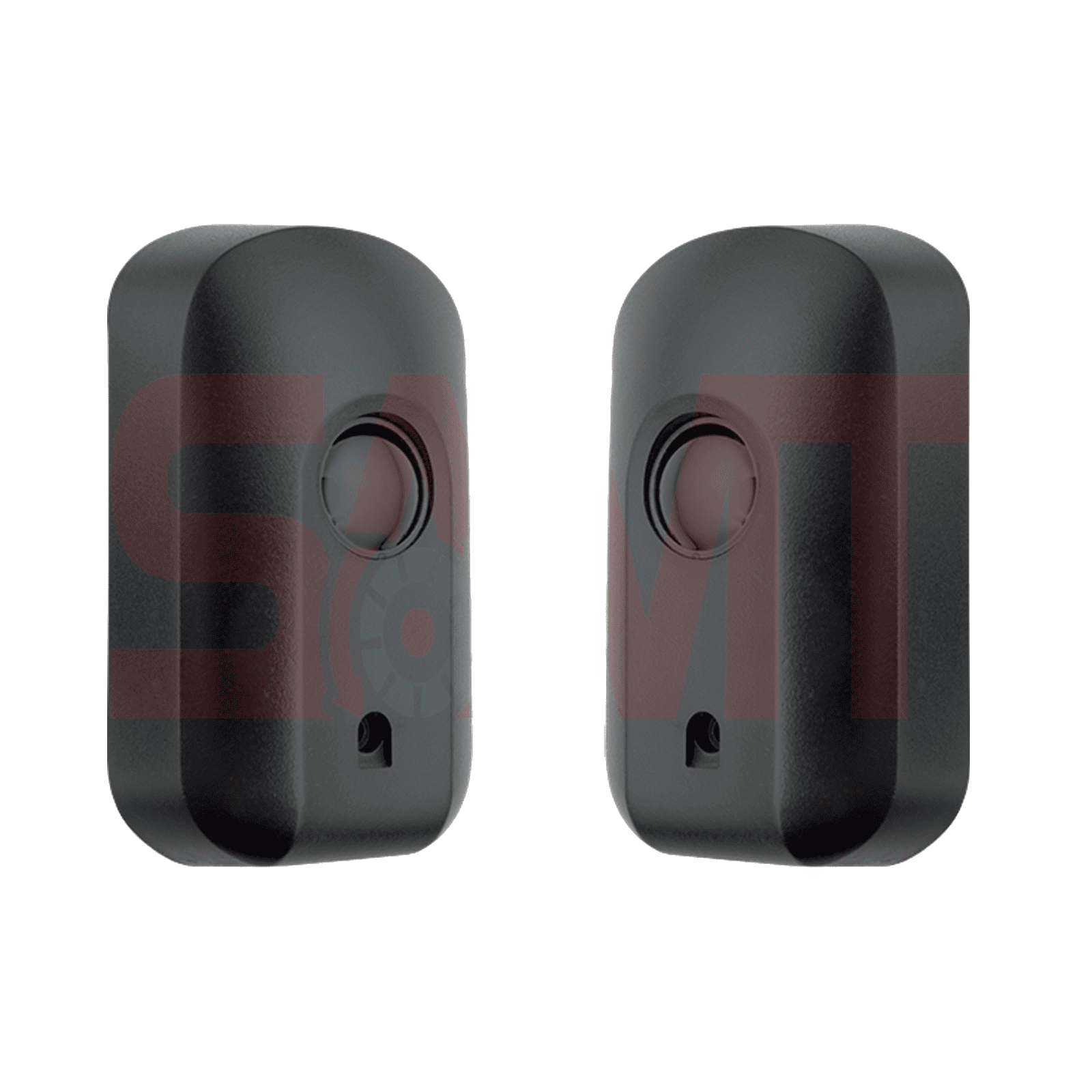 Infrared photocell safety sensors for automatic garage door opener by SAMT, installed in Prestons, New South Wales, Australia.