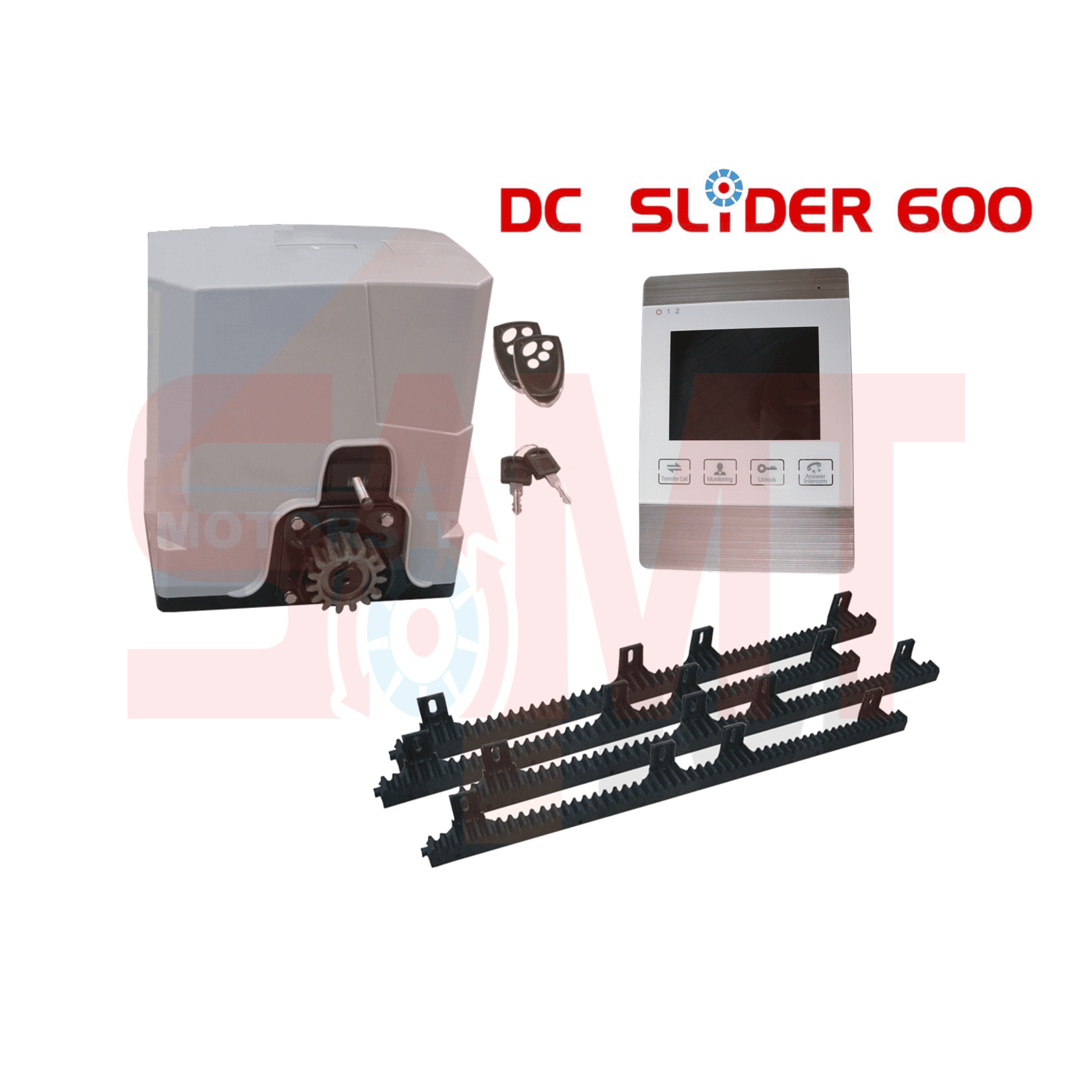 DC Slider 600 automatic gate motor kit by SAMT, reliable sliding gate motor for automatic gates in Prestons, New South Wales.