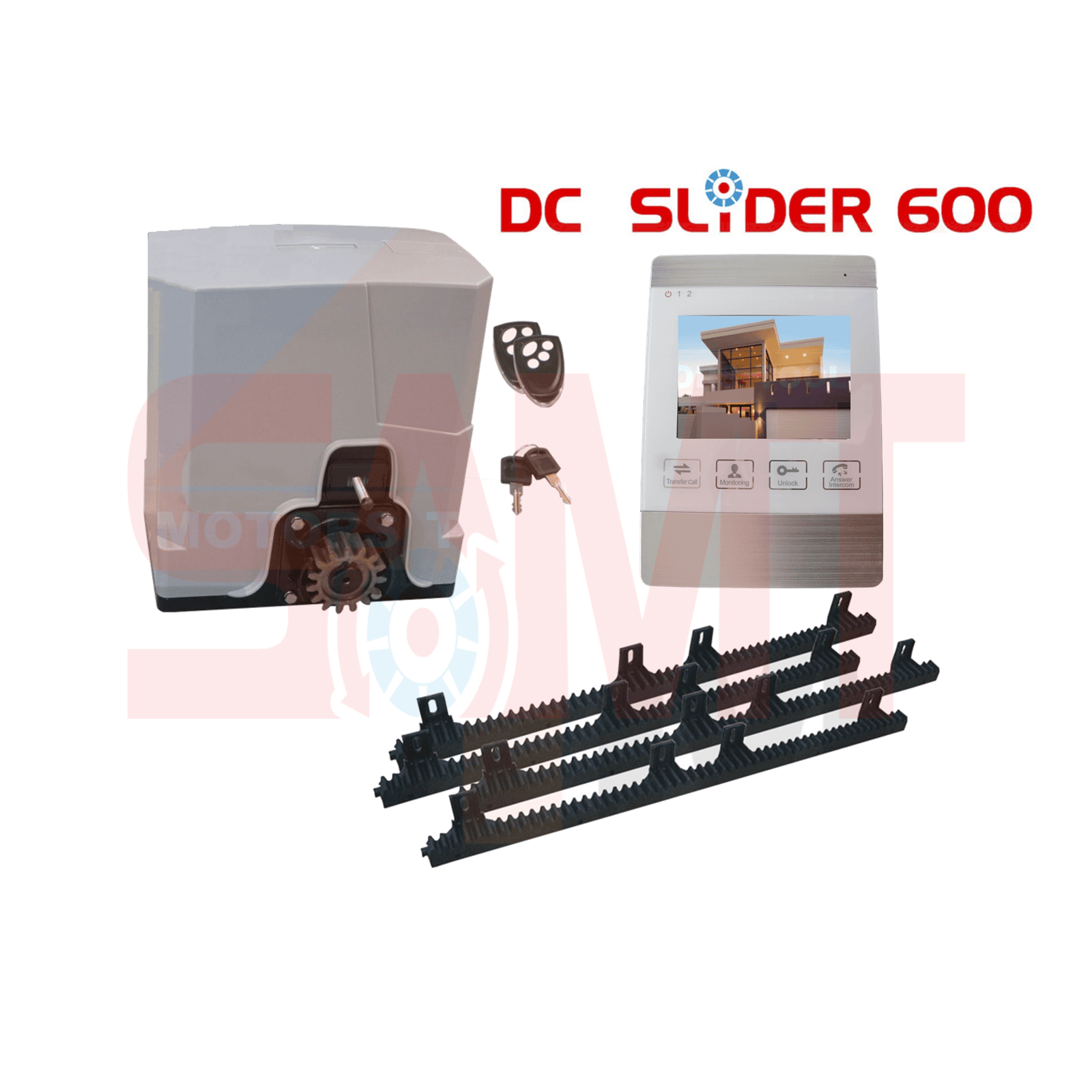DC Slider 600 automatic gate motor kit by SAMT, reliable sliding gate motor for automatic gates in Prestons, New South Wales.