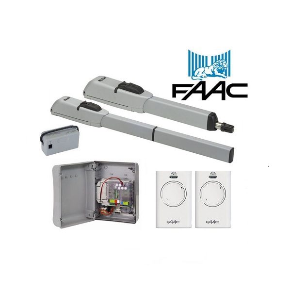 FAAC automatic swing gate motor kit with remotes, best swing gate motor, SAMT, Prestons, New South Wales, Australia.
