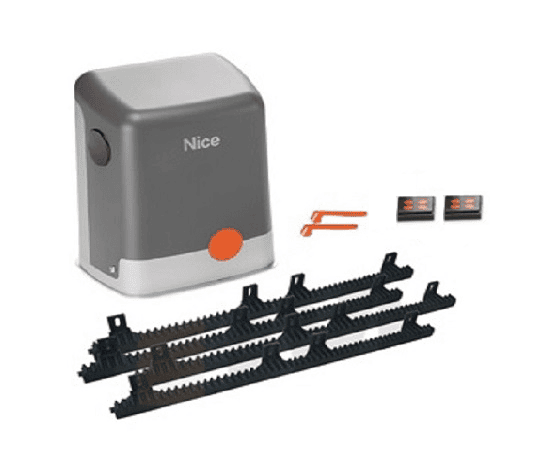 Nice sliding gate motor kit with accessories for automatic gate motors, SAMT, Prestons, New South Wales, Australia.