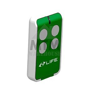 LIFE green garage door remote control for smart garage door openers, SAMT Garage & Gate Automation, Prestons, New South Wales, Australia.