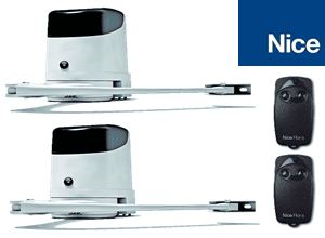 Nice dual swing gate motor kit with remotes, best for motorized swing gate solutions in New South Wales, Australia.