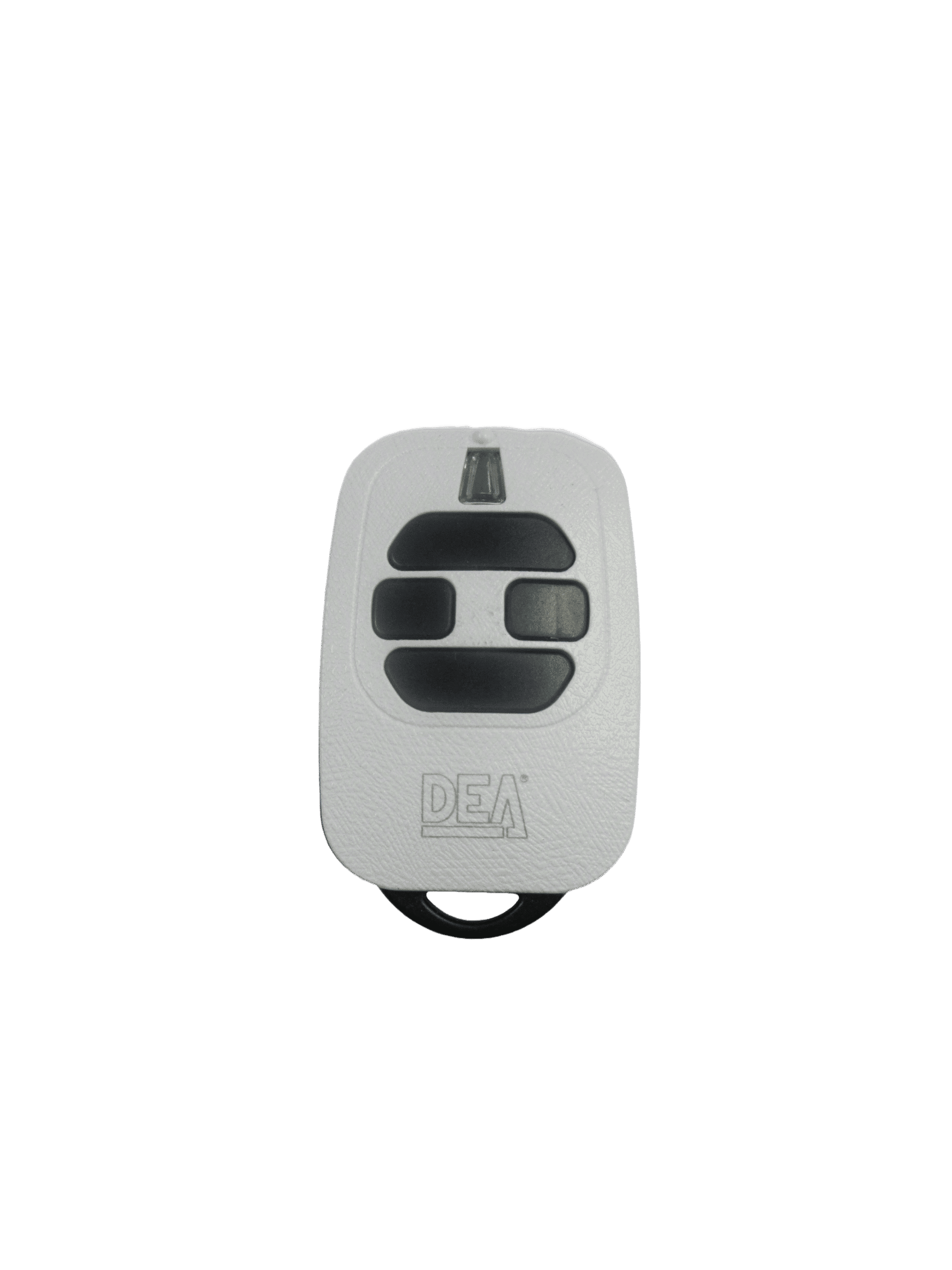 DEA spare garage door remote with four buttons, compatible with automatic garage doors in Australia.