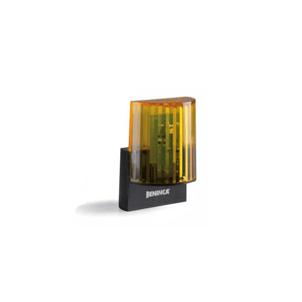 Beninca warning light for sliding gate motors, SAMT Garage & Gate Automation, Prestons, New South Wales, Australia.