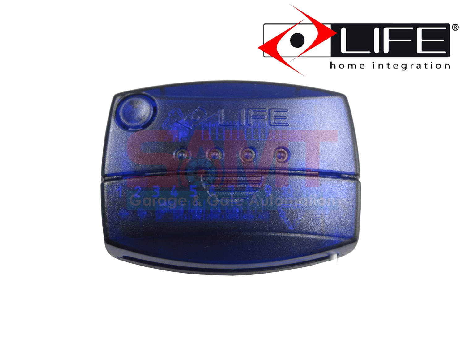LIFE brand automatic garage door remote control, available from SAMT Garage & Gate Automation in New South Wales, Australia.