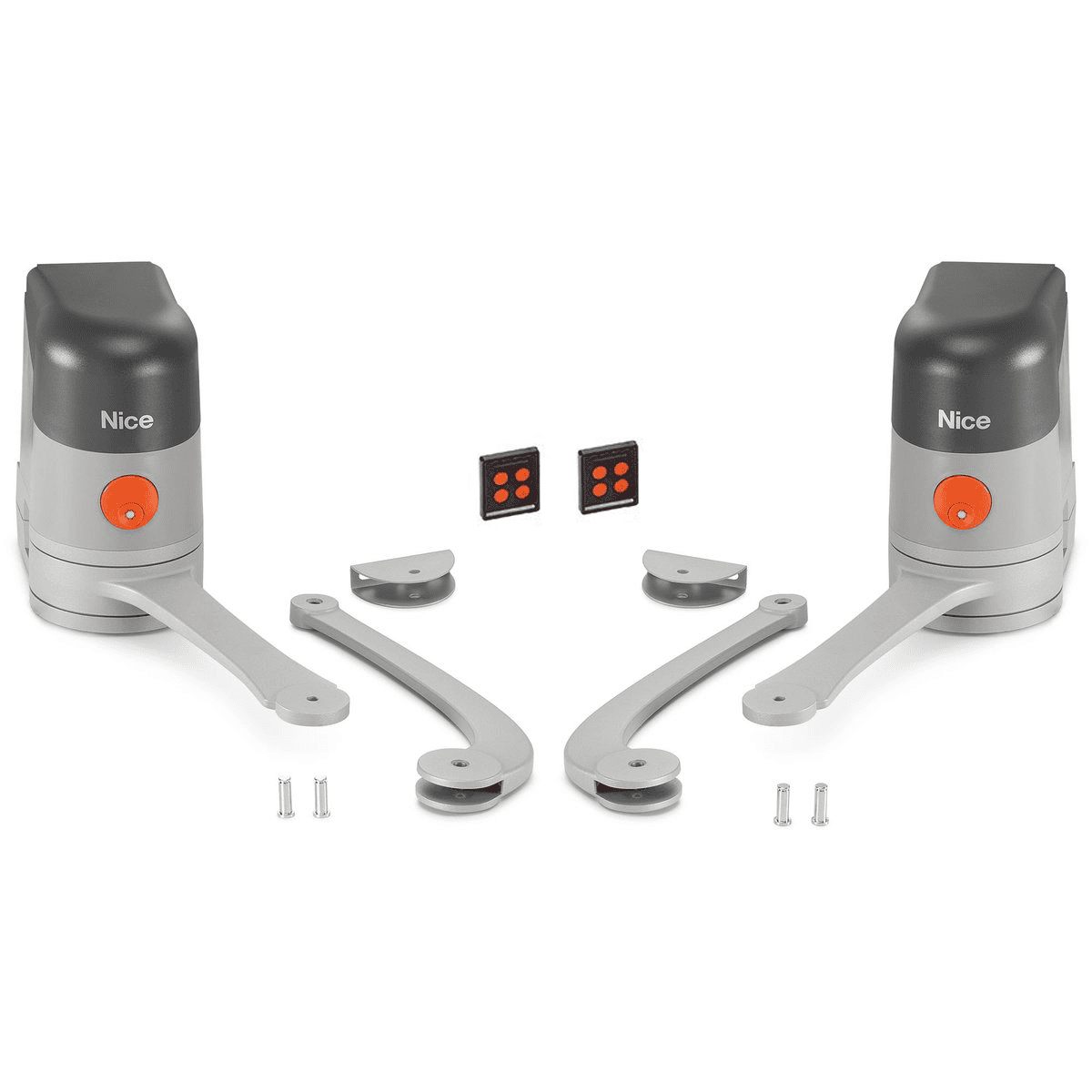 Nice Maestro200 dual arm swing gate motor set for automatic gates, SAMT Garage & Gate Automation, Prestons, New South Wales, Australia.