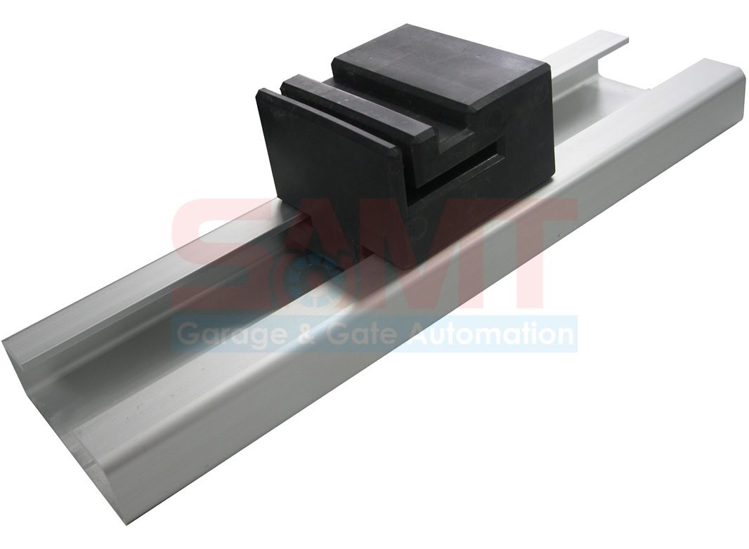 Sliding gate stopper for automatic gate motor systems supplied by SAMT Garage & Gate Automation, Prestons, New South Wales.