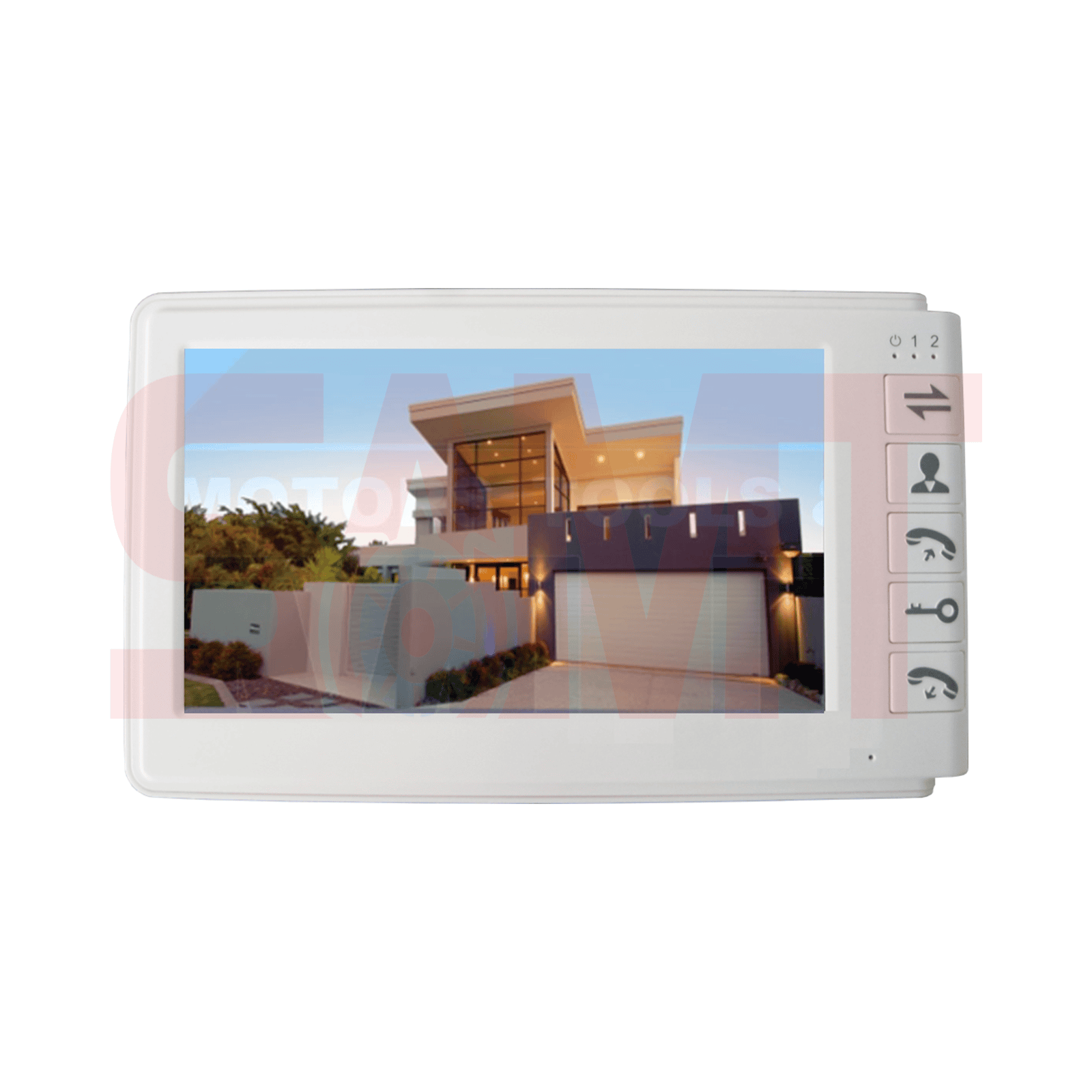 Video intercom monitor for smart automatic garage doors by SAMT, ideal for home security in Prestons, New South Wales, Australia.