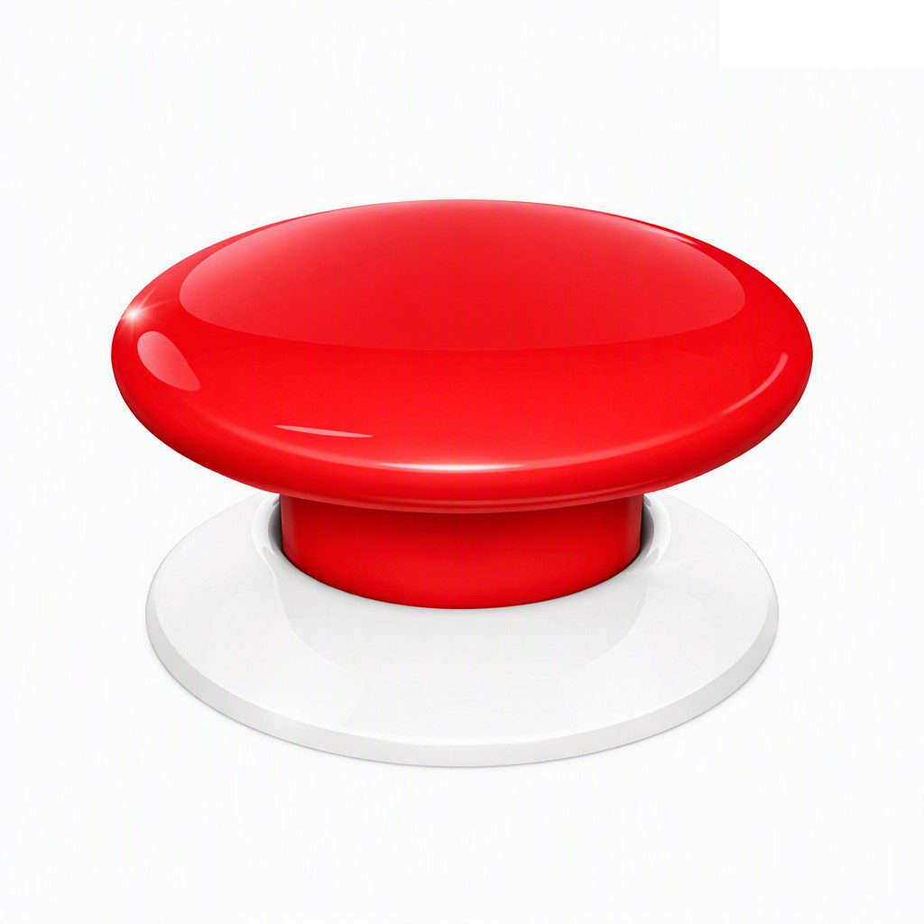 Nice Push Control Universal Wireless Button for Home - Red