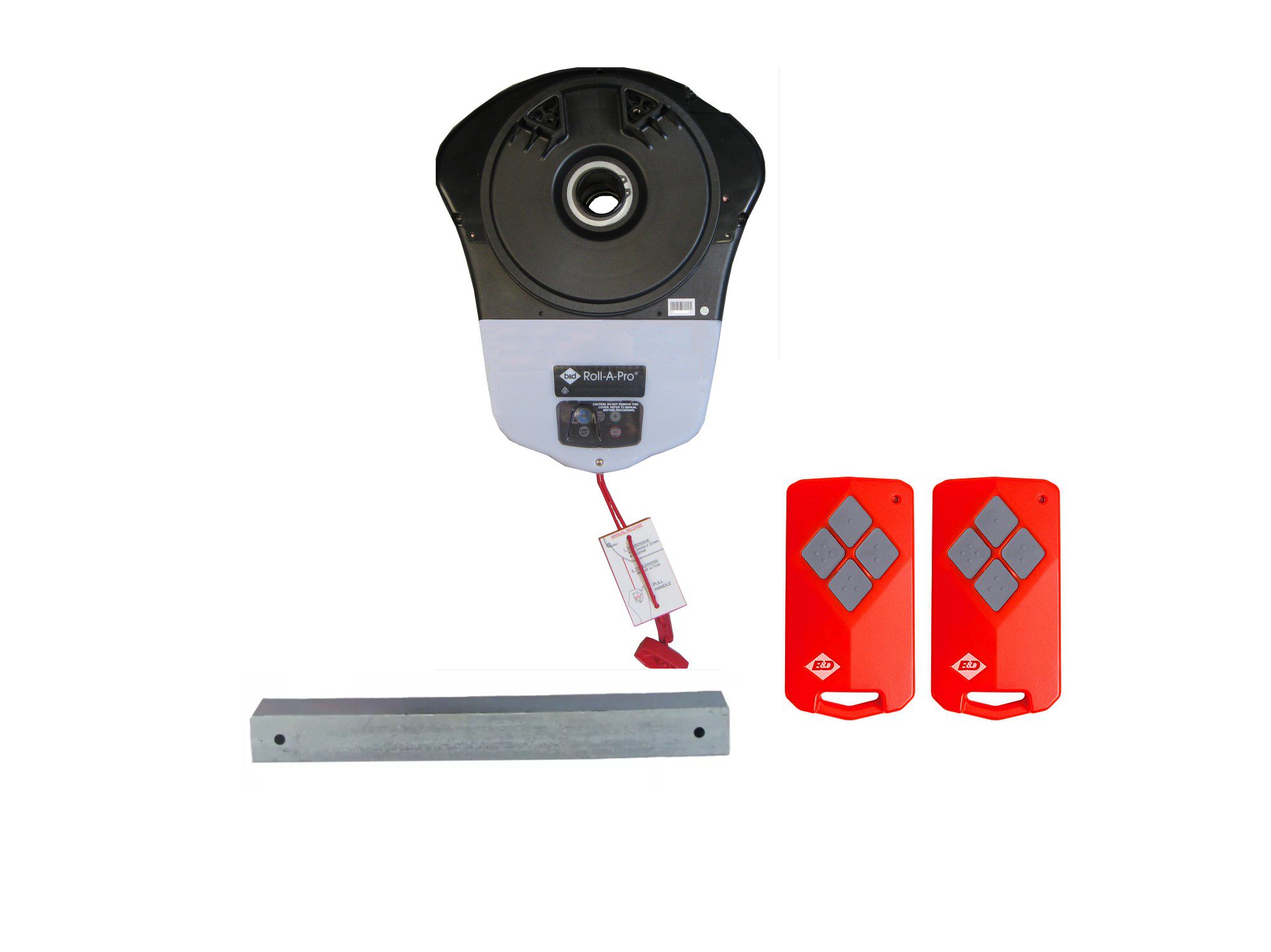 Automatic sliding gate motor kit with gear rack, remote control, keys, and video intercom display in Prestons, New South Wales, Australia"