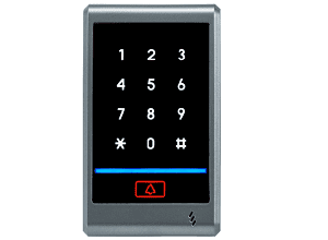 Touchscreen access keypad panel for smart garage door or gate opener systems in Prestons, New South Wales, Australia.