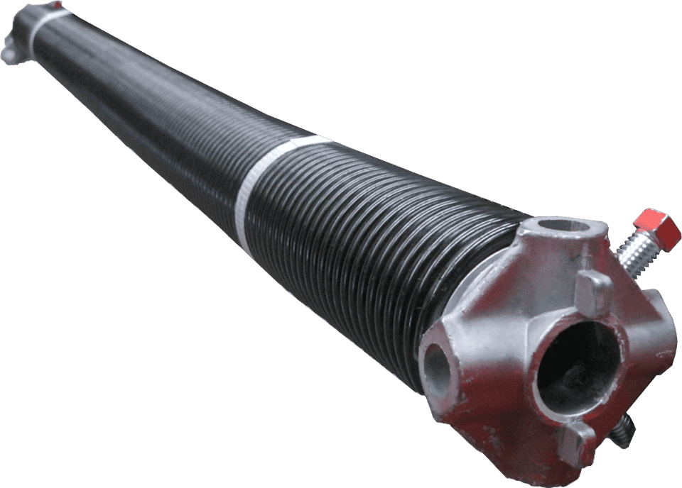 Heavy-duty garage door torsion spring for sectional and roller garage doors by SAMT, supplied in New South Wales, Australia.
