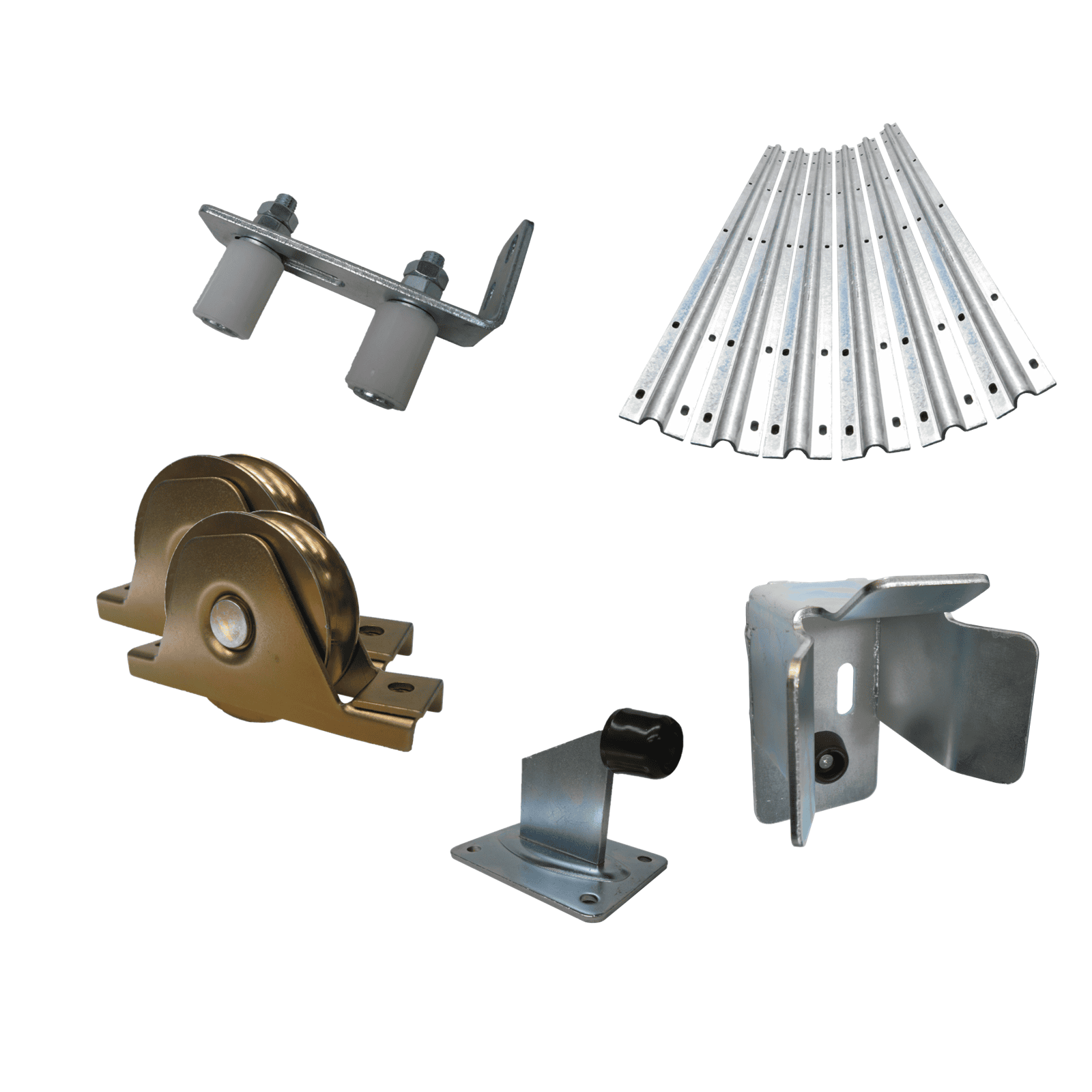 Sliding gate hardware kit for automatic gate motor installation by SAMT Garage & Gate Automation in Prestons, New South Wales, Australia.