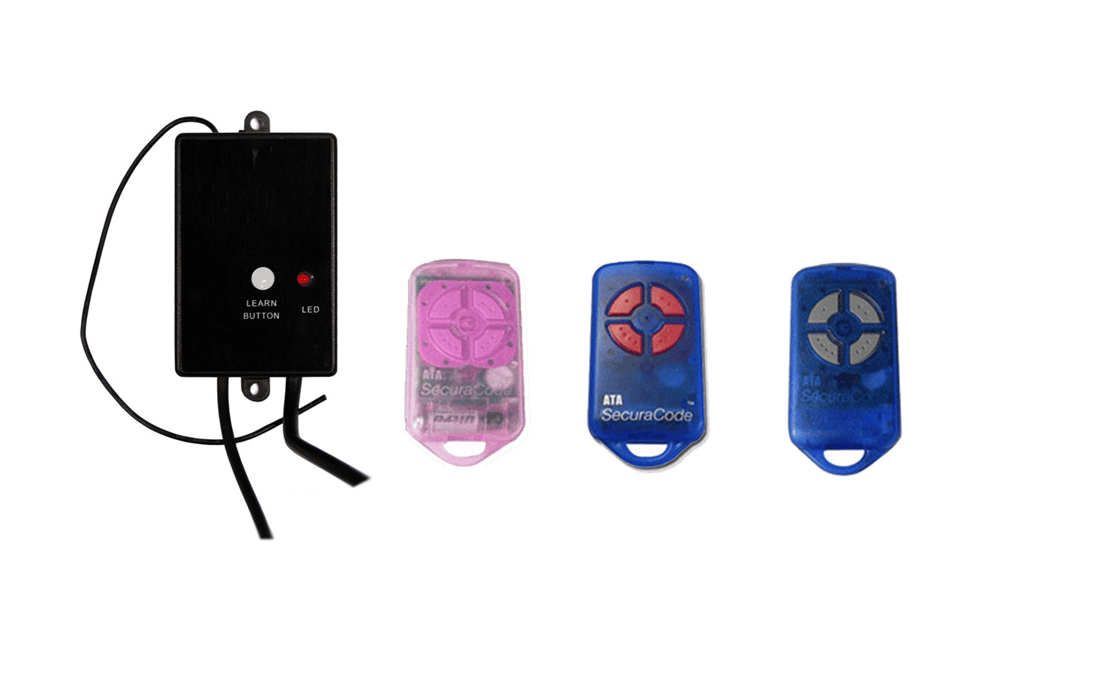 Universal receiver kit with ATA SecuraCode compatible remotes, garage door remote control by SAMT Garage & Gate Automation, Prestons, New South Wales, Australia.