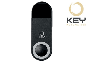 KEY Automation black infrared safety sensor for automatic doors, supplied by SAMT Garage & Gate Automation in New South Wales, Australia.
