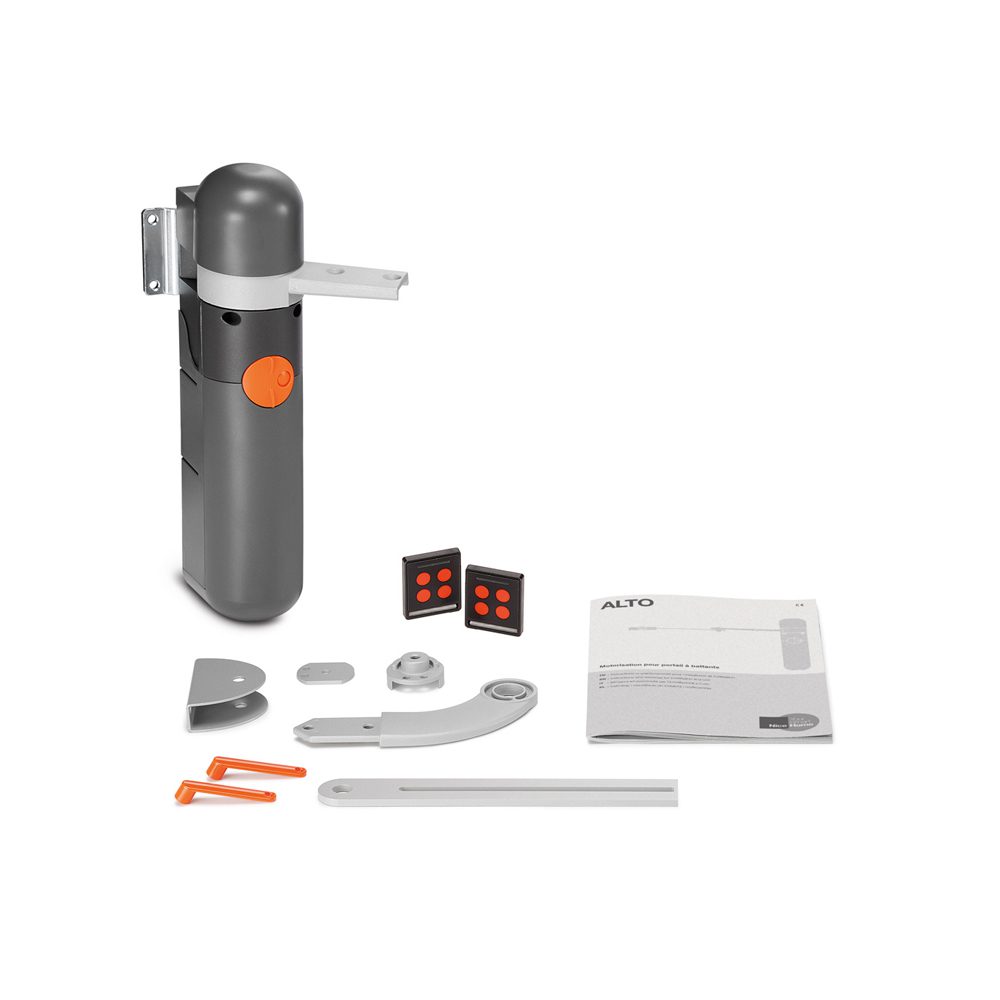 Nice Alto swing gate motor kit with remotes and accessories, automatic gate opener, SAMT, Prestons, New South Wales, Australia.