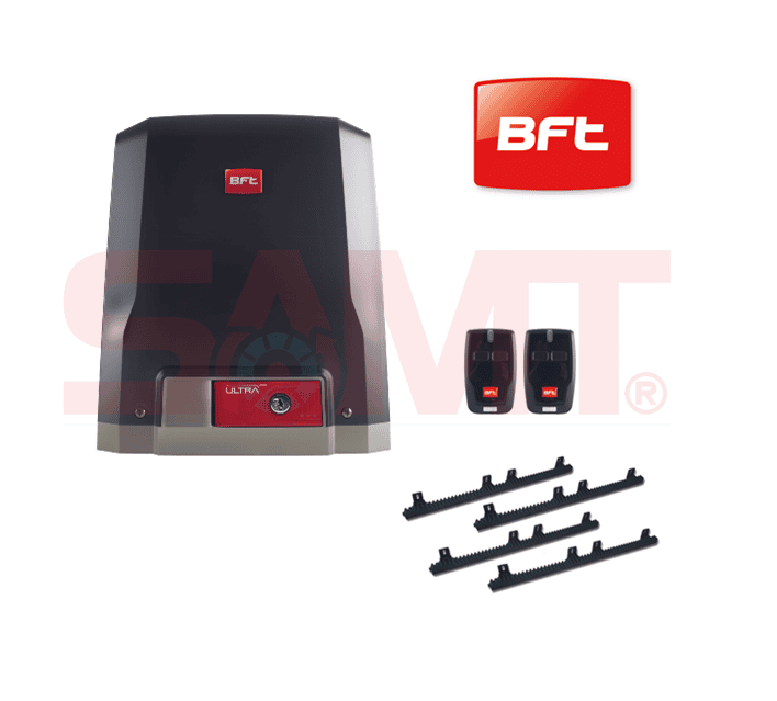 BFT sliding gate motor kit with remotes and racks by SAMT Garage & Gate Automation, Prestons, New South Wales, Australia.