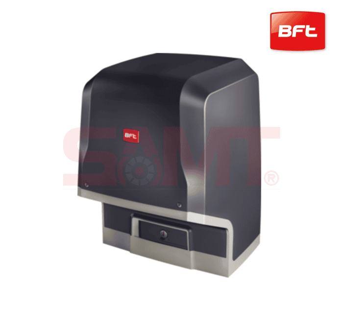 BFT heavy-duty sliding gate motor for automatic gate opener systems by SAMT in Prestons, New South Wales, Australia.