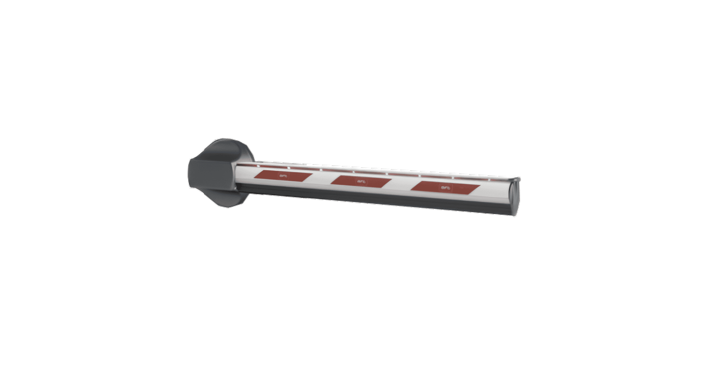 BFT illuminated boom gate arm for secure parking access by SAMT, New South Wales, Australia.
