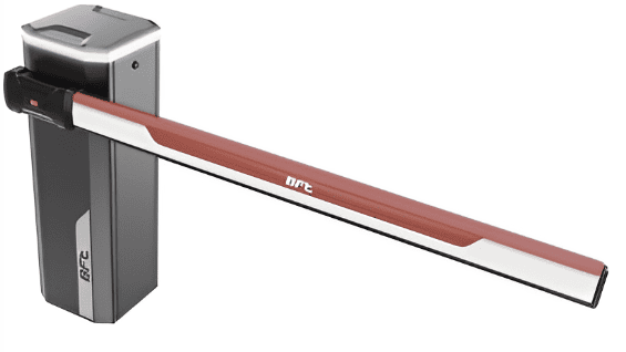 BFT automatic boom gate barrier for parking access solutions by SAMT in New South Wales, Australia.