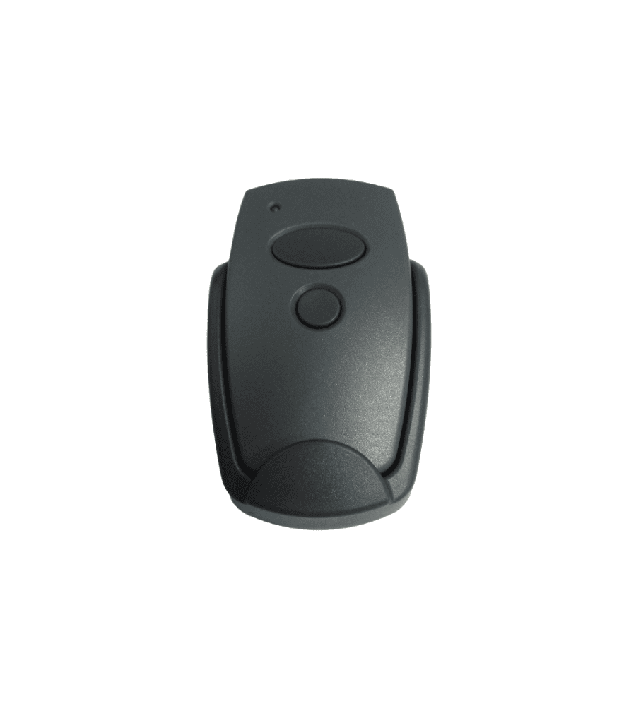 Two button garage door remote control for smart garage door opener by SAMT Garage & Gate Automation in Prestons, Australia.