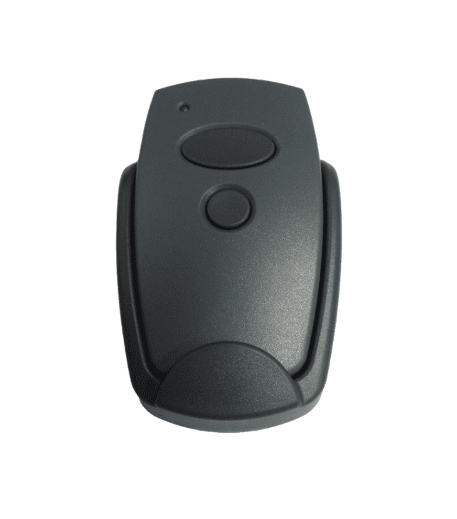 Two button garage door remote control for smart garage door opener by SAMT Garage & Gate Automation in Prestons, Australia.
