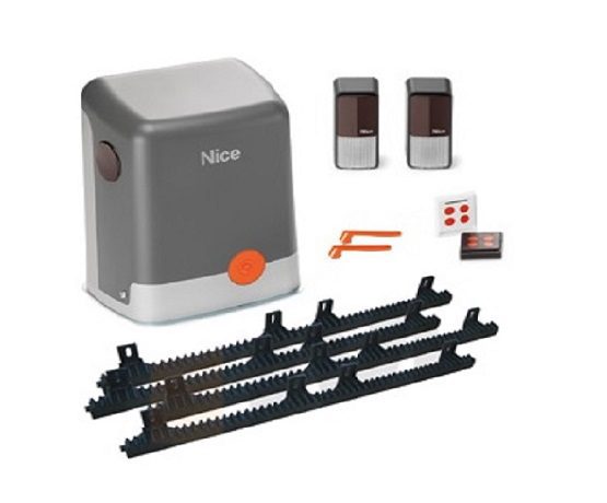 Nice sliding gate motor kit with accessories for automatic gate motors, SAMT, Prestons, New South Wales, Australia.
