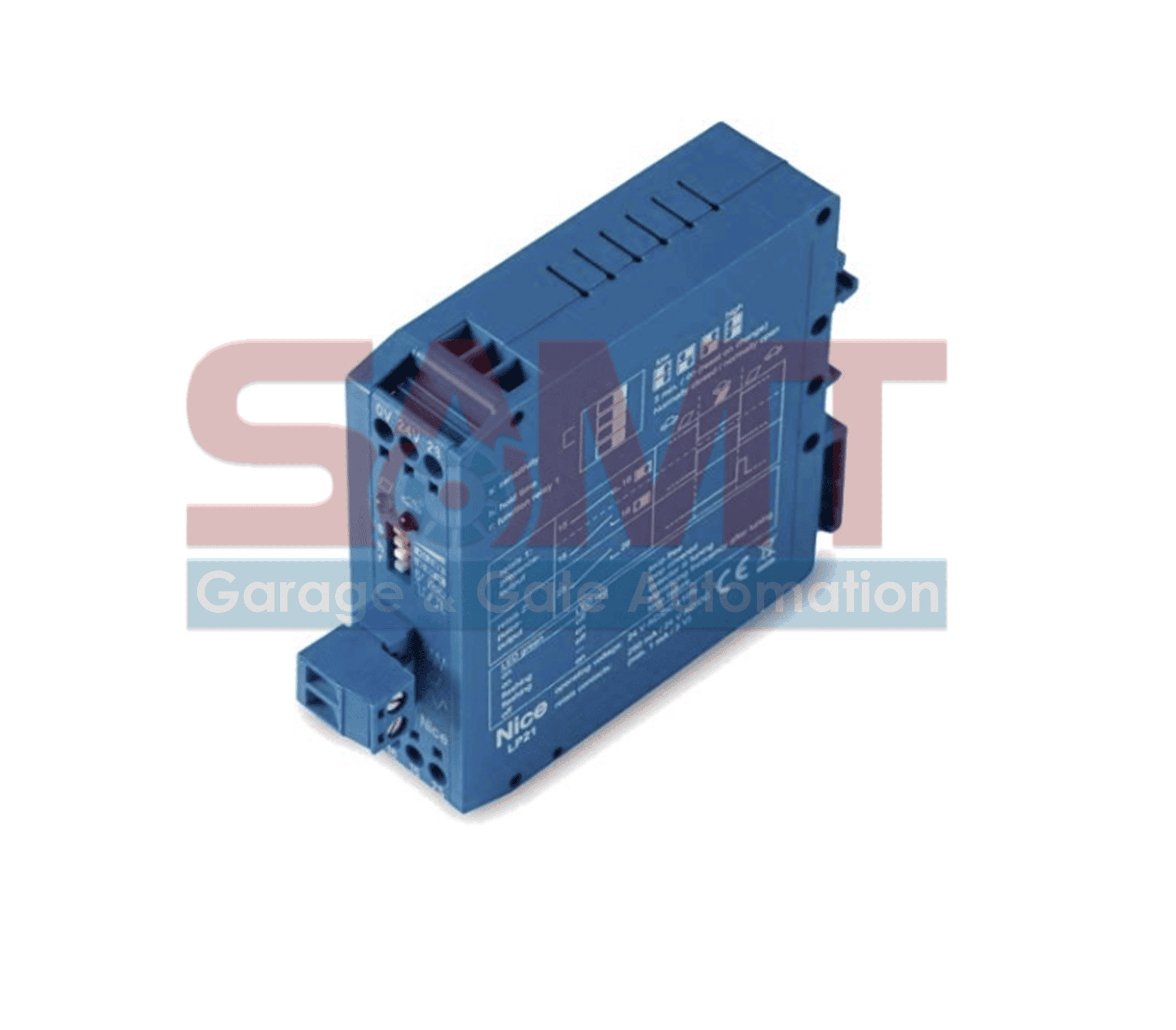 Nice smart home automation relay module for automatic garage doors, available at SAMT Garage & Gate Automation, Prestons, New South Wales, Australia.