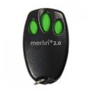 Merlin+ 2.0 garage door remote control with green buttons, SAMT Garage & Gate Automation, New South Wales, Australia.
