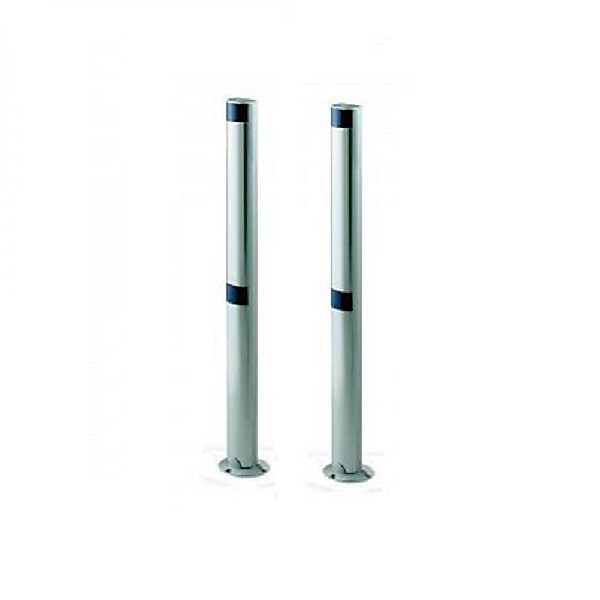 Tall automatic gate safety sensor posts for sliding gate motors, provided by SAMT Australia, Prestons, New South Wales.