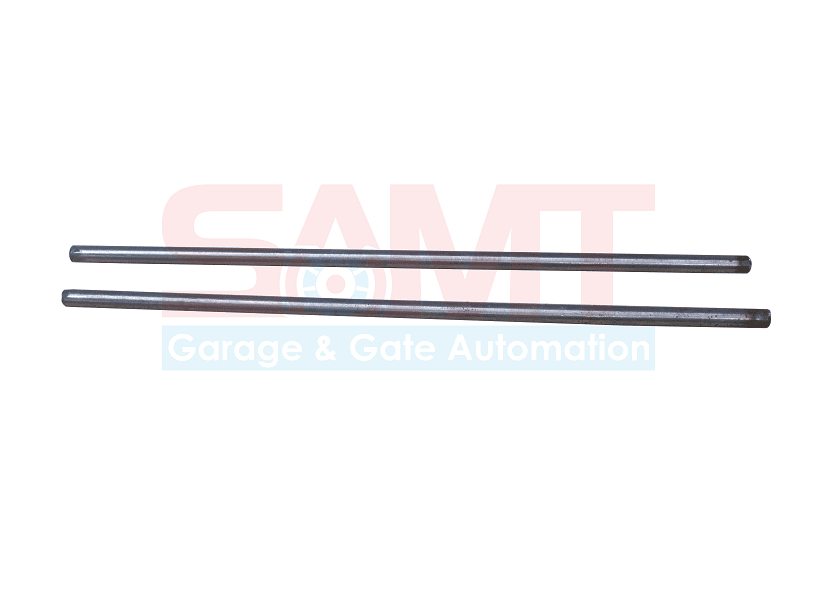 Pair of garage door spring winding rods by SAMT Garage & Gate Automation, essential for roller garage door servicing in Australia.