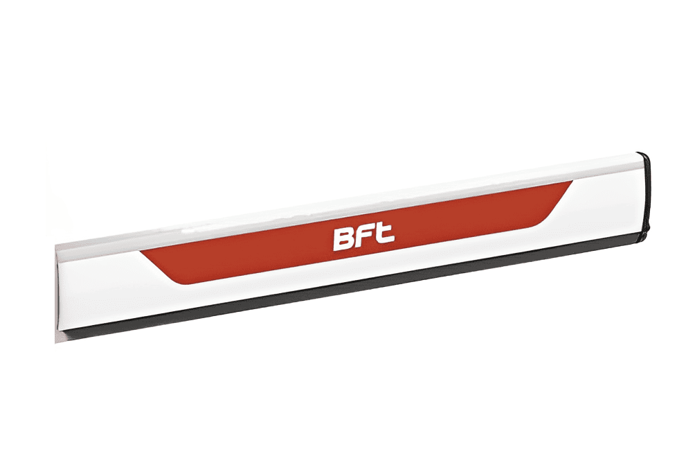 BFT automatic barrier gate arm, ideal for vehicle entry systems by SAMT Garage & Gate Automation in Prestons, New South Wales, Australia.