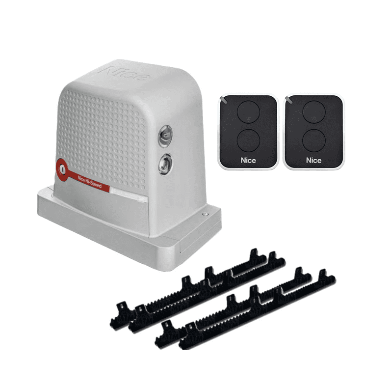 New Nice Robus 600HS Hi-Speed Slide Gate Motor Kit