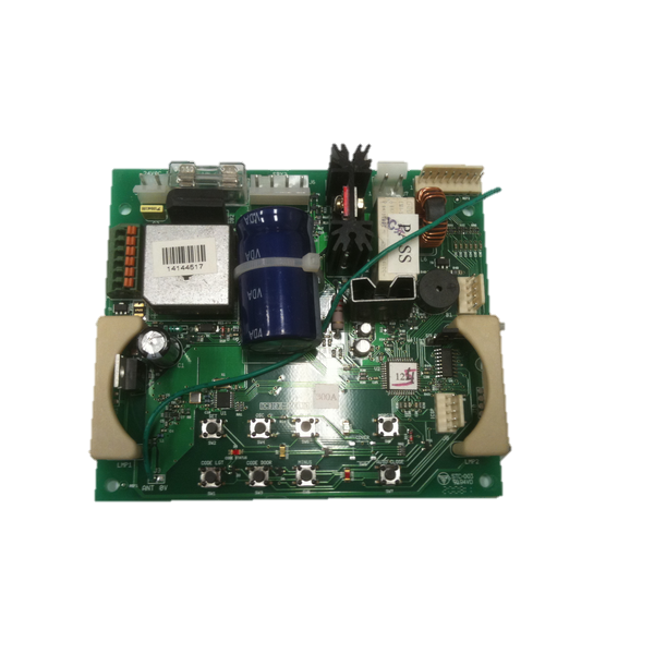 Replacement circuit board for smart garage door opener units from SAMT, Prestons, New South Wales.